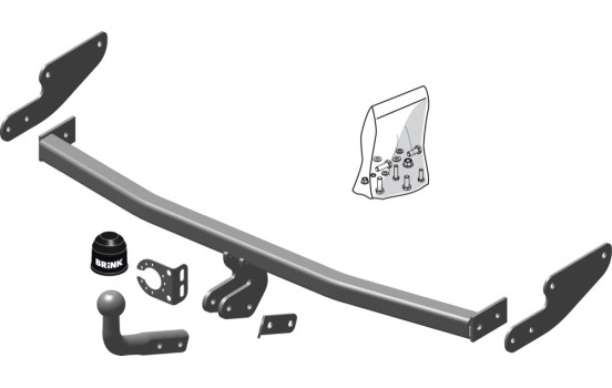 Dispositif d'attelage 554000 Brink