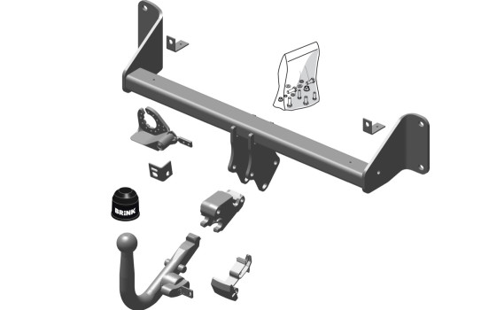 Dispositif d'attelage BMA 549600 Brink
