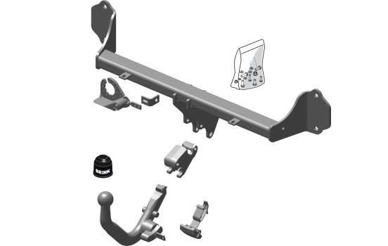 Dispositif d'attelage BMA 554500 Brink