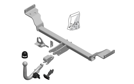 Dispositif d'attelage BMA 590200 Brink
