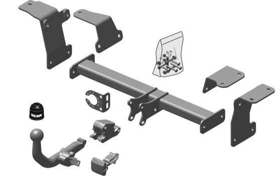 Dispositif d'attelage BMA 627300 Brink