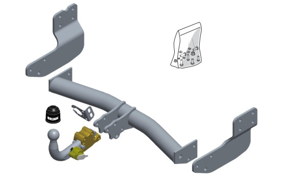 Dispositif d'attelage BMAR 576400 Brink
