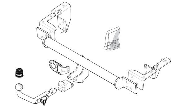 Dispositif d'attelage BMC 408900 Brink