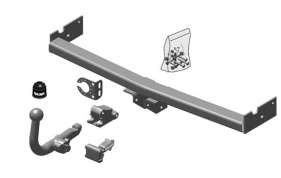 Attelage amovible Brink (RMC) + jeu de câbles