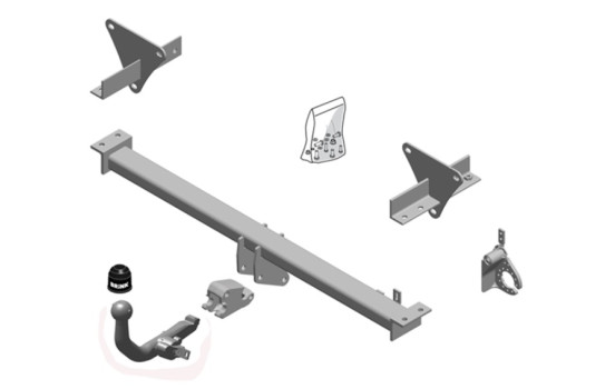 Attelage amovible Brink (RMC) + jeu de câbles