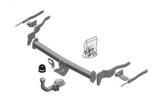 Attelage amovible Brink (RMC) + jeu de câbles