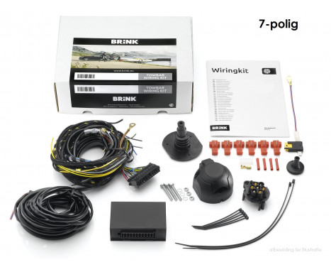 Kit électrique, dispositif d'attelage Faisceau Easy & Fast 705611 Brink