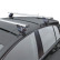 Jeu de barres de toit Twinny Load Aluminium A15 - Sans rails de toit
