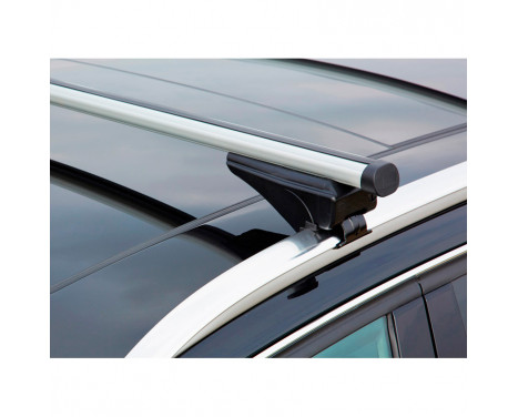 Jeu de barres de toit Twinny Load Aluminium A99 - Avec rails de toit fermés, Image 4