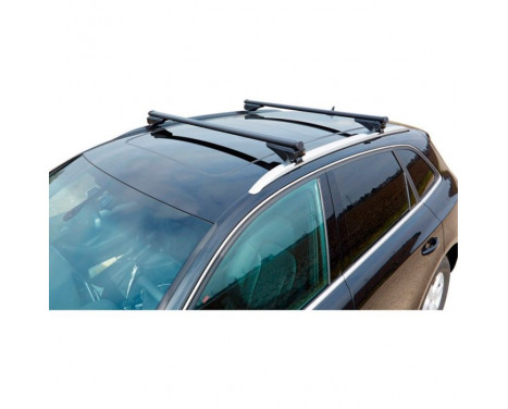 Jeu de barres de toit Twinny Load Steel S36 - Avec rails de toit fermés, Image 5