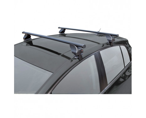 Jeu de barres de toit Twinny Load Steel S48 - Sans barres de toit