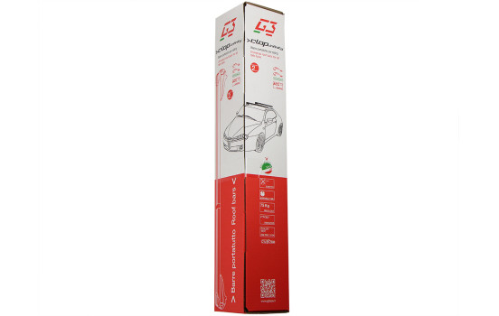 Barres de toit G3 Clop Infinity (larges) en aluminium, Image 8