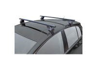 Barres de toit Twinny Load en acier S20 - Sans rails de toit
