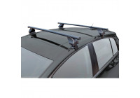 Barres de toit Twinny Load en acier S57 - Sans rails de toit