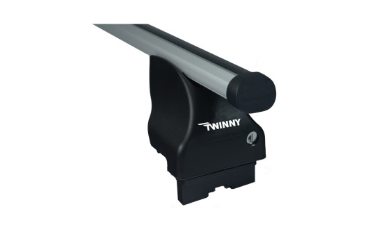 Barres de toit Twinny Load en aluminium A25 - Sans rails de toit, Image 4