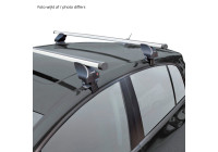 Barres de toit Twinny Load en aluminium A44 - Sans rails de toit