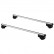 Barres de toit Twinny Load en aluminium A51 - Avec rails de toit ouverts