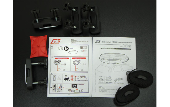 Coffre de toit G3 Bicube 520+ (Slim Design), Image 10