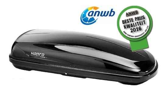 Coffre de toit Hapro Traxer 6.6 Noir brillant, Image 3
