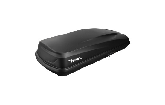 Coffre de toit Twinny Load TBX 470 litres structuré noir mat 189x78x38cm, Image 2