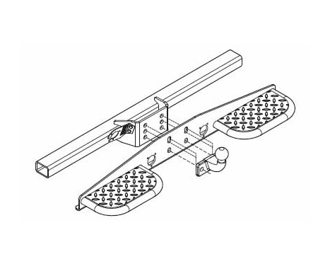 Unistep Footboard - laqué noir -, Image 2