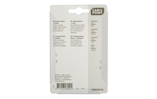 Cadenas + 3 clés 50mm, Image 4