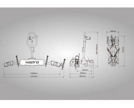 Porte-vélos Hapro Atlas Xfold 1, Image 6