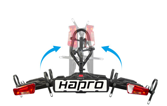 Porte-vélos Hapro Atlas XFold II 3.0 - 2 vélos, Image 3