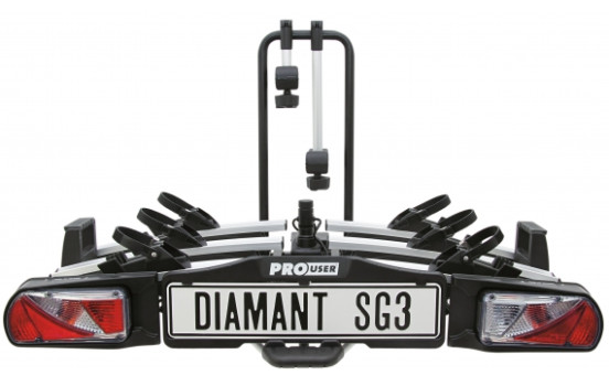 Porte-vélos Pro-User Diamant SG3 + Housse de rangement offerte - 3 vélos, Image 2