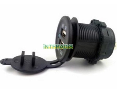 ADAPTATEUR ALLUME-CIGARE DOUBLE POR