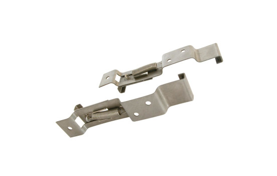 Carpoint Colliers de plaque d'immatriculation Set 2 pièces
