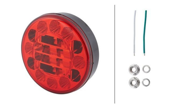 Feu antibrouillard arrière à LED 10-30 V Ø122 mm, Image 2