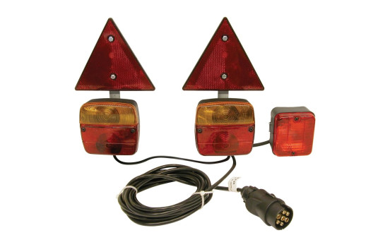 Kit d'éclairage aimant avec triangle avec lampe de brouillard