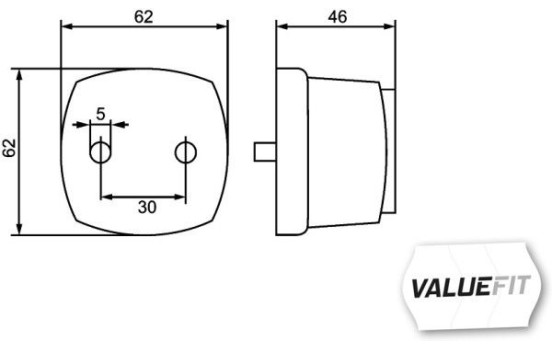 Feu latéral *** HELLA VALUEFIT ***, Image 2