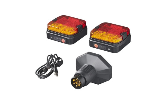 Kit d'éclairage de remorque LED avec aimants sans fil (Bluetooth) 7 broches, Image 3