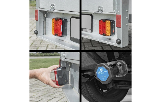 Kit d'éclairage de remorque LED avec aimants sans fil (Bluetooth) 7 broches, Image 6
