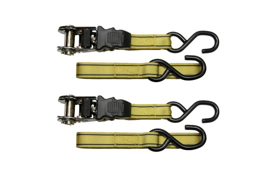 Carpoint Sangles de Tension Jaune Luxe 2x5M