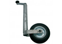 Roue jockey pneu en caoutchouc 48mm