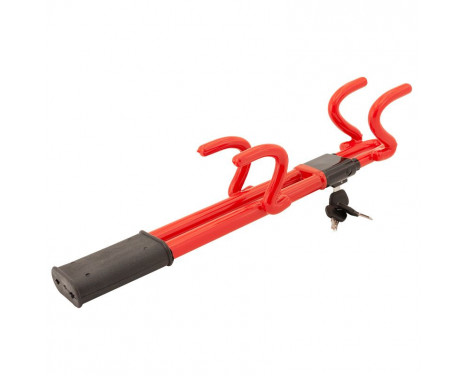 Antivol de Volant Universel 'Heavy Duty' - Rouge, Image 2