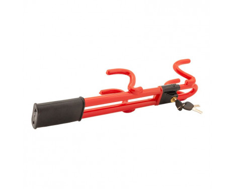 Antivol de Volant Universel 'Heavy Duty' - Rouge