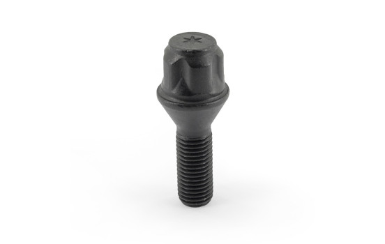 H&R Kit antivol M12x1.50x28mm conique Noir - 4 boulons de blocage avec adaptateur, Image 2