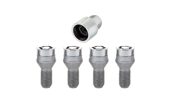 Jeu de boulons de carrosserie McGard M16x1,50 - Conique - Longueur 30,0 mm (tête 21 mm)