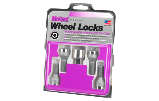 McGard Carriage Bolt Set M14x1.50 - Conique - Longueur 27.3mm (tête 17mm), Image 3