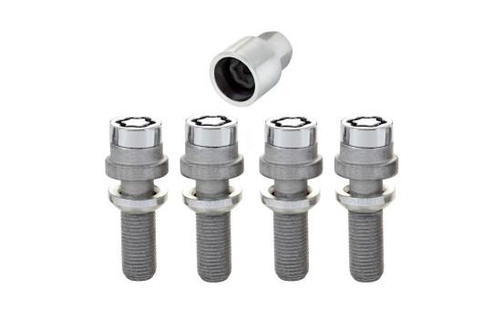 McGard Carriage Bolt Set M14x1.50 - Conique R12 - Longueur 34.5mm (tête 17mm)