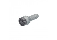 McGard Carriage Bolt Set M14x1.50 Noir - Conique - Longueur 25mm (tête 17mm)