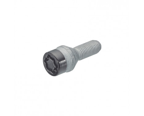 McGard Carriage Bolt Set M14x1.50 Noir - Conique - Longueur 25mm (tête 17mm)