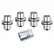 McGard Locknut Set M12x1.50 - Plat - Longueur 19.4mm (tête 22mm)