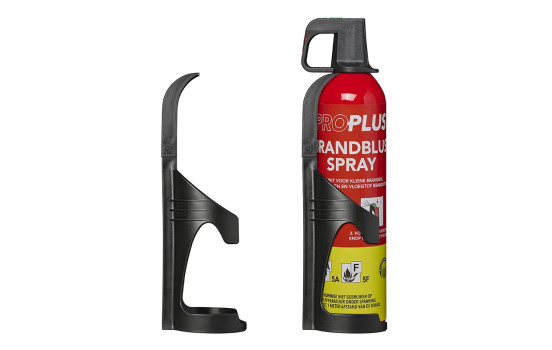 Support mural noir pour extincteur de 750 ml, Image 4