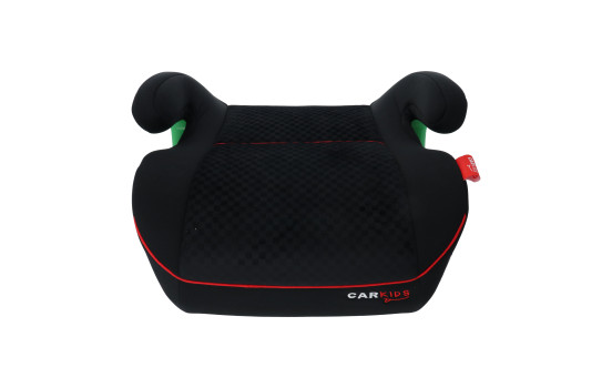 Carkids I-Size Isofix Réhausseur Alfie 125-150cm Noir/Rouge