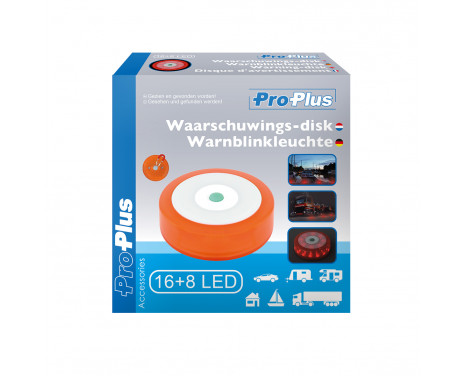 Disque d'avertissement 16 + 8LED orange, Image 6